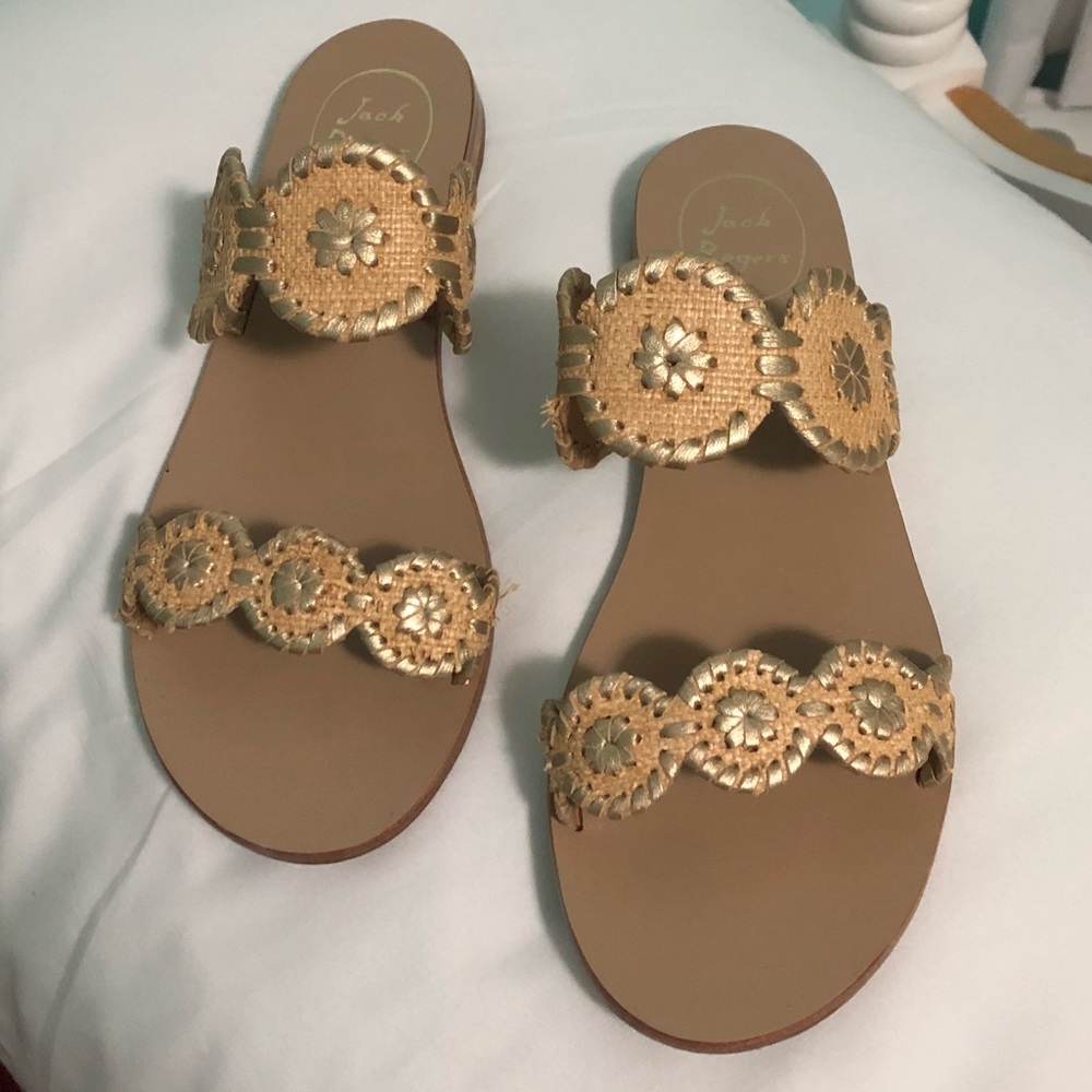 Jack Rogers Raffia Lauren Sandal